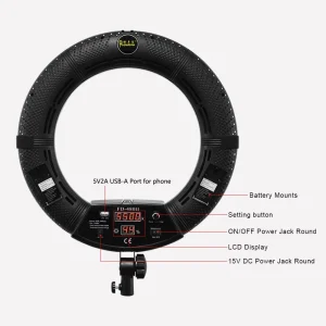 Yidoblo FD-480II LED Light Ring Kit Bi-color - Thumbnail Image 3