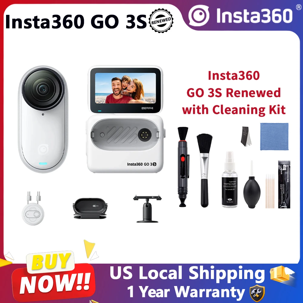 Insta360 GO 3S Mini Magnetic POV 360° Action Cameras - Image 2